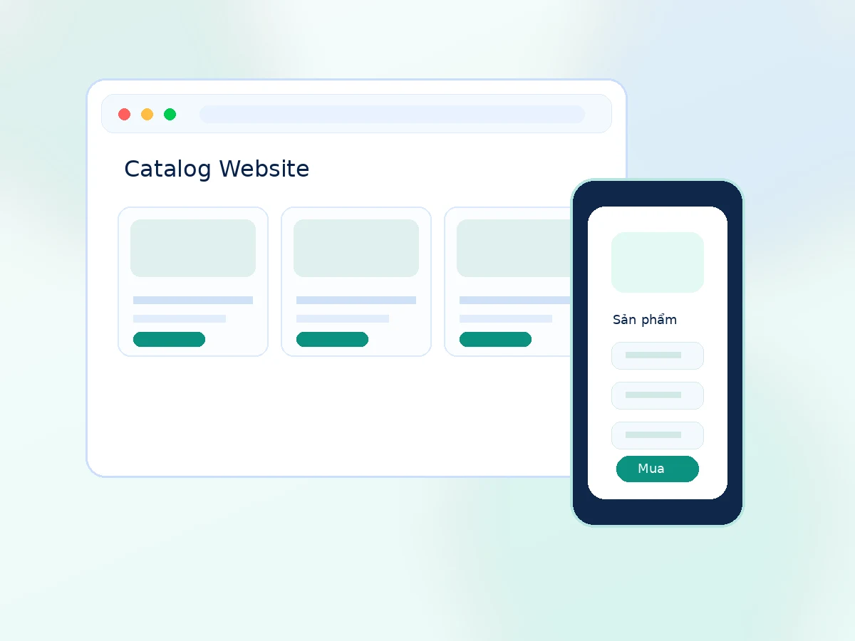 eCatalog Website – Website catalog bán hàng hiện đại