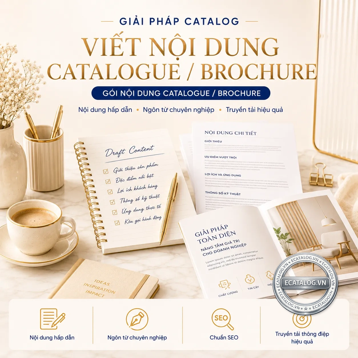 Viết nội dung catalogue brochure